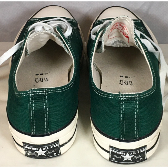 Converse Chuck Taylor All Star Low Green 168513C Men’s 11 Canvas Sneakers - Picture 6 of 12